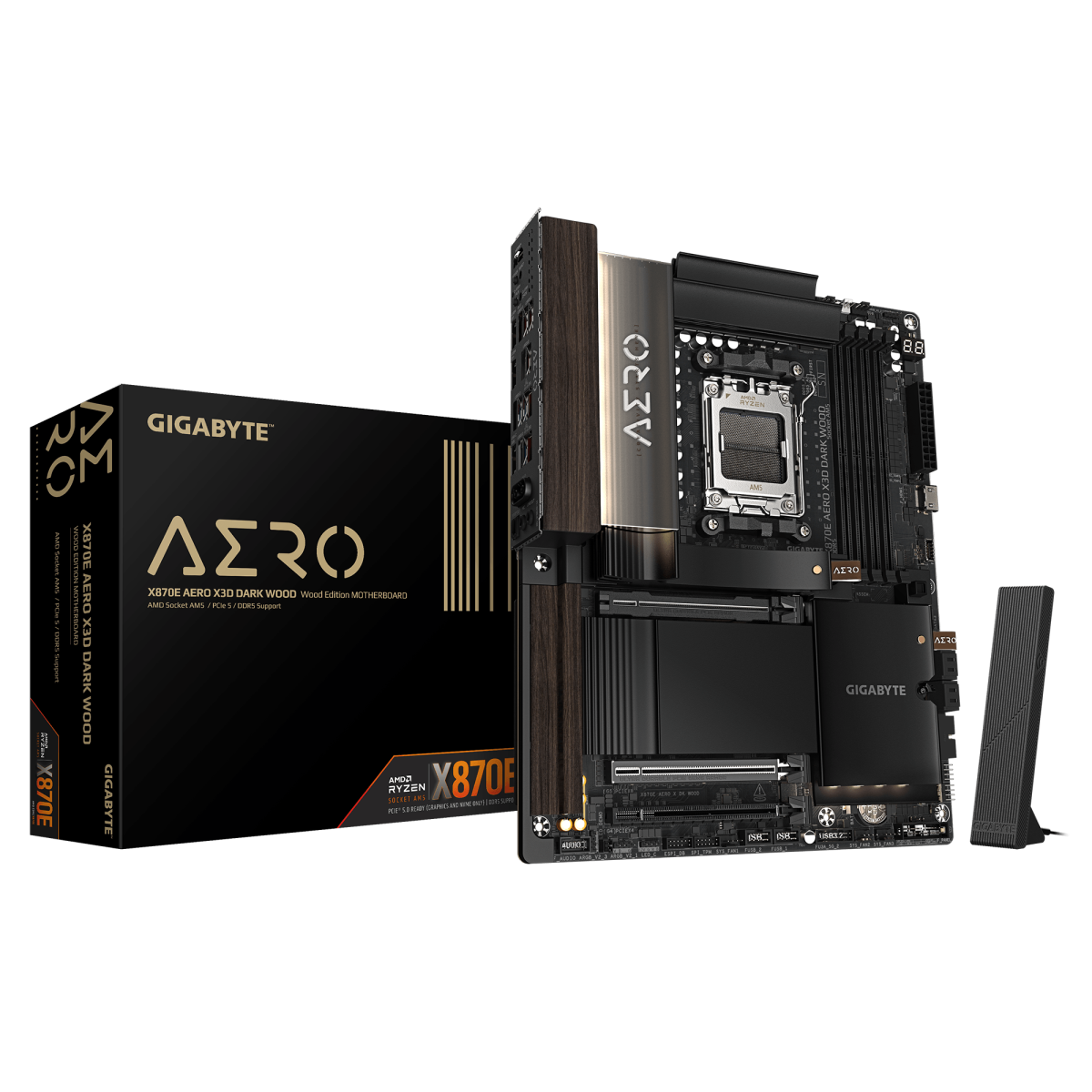 לוח Gigabyte X870E AERO X DK WOOD X3D AM5 WIFI7 ATX