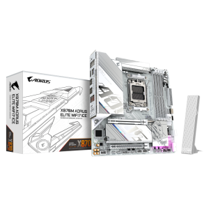 לוח אם Gigabyte X870M A ELITE WF7 ICE ATX AM5 DDR5 X3D PCIE5.0