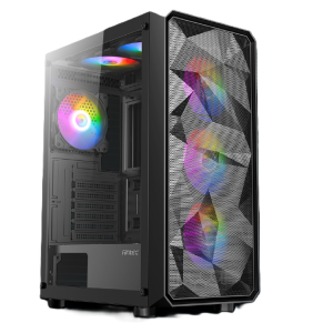 מחשב AX83 ARGB 700W H610M I5-12400F 8GB 500GB NVMe RTX3050