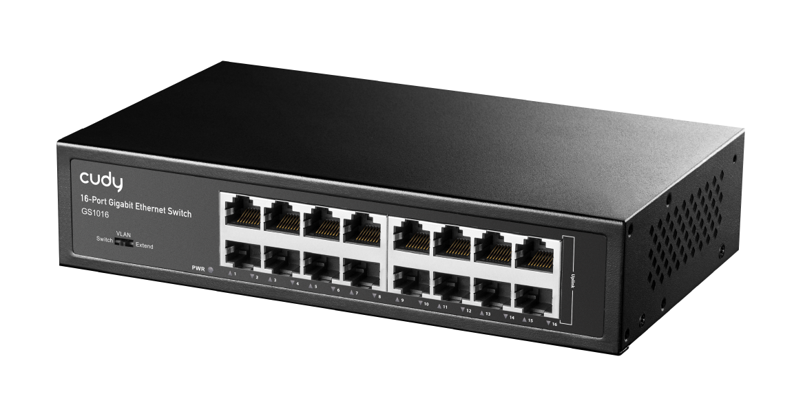 מתג לא מנוהל CUDY GS1016 16 Port Gigabit Ethernet Switch