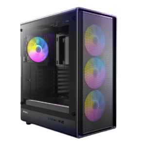 מארז Antec VX510 ARGB Mid-Tower Gaming Case ATX 4X120nn ARGB Fans