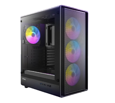 מארז Antec VX510 ARGB Mid-Tower Gaming Case ATX 4X120nn ARGB Fans