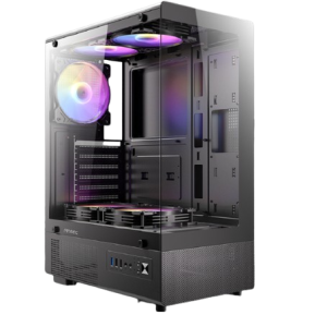 מארז Antec VCX300 RGB Elite Mid Tower 5X Fixed RGB Fans