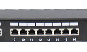 פנל 24 מחברים RJ-45 CAT 6