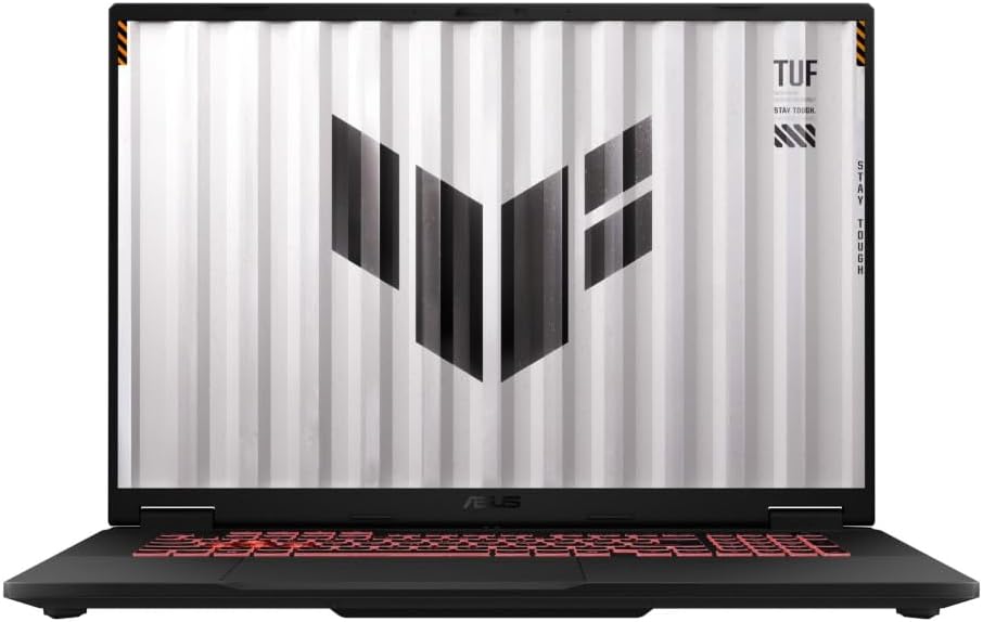 מחשב נייד Asus TUF Gaming A18 Ryzen7 260 32GB 2TB RTX5060 8GB DOS
