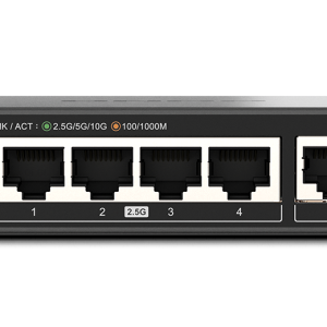 מתג לא מנוהל 2x10GbE + QNAP QSW-2104-2T-R2 4x2.5GbE