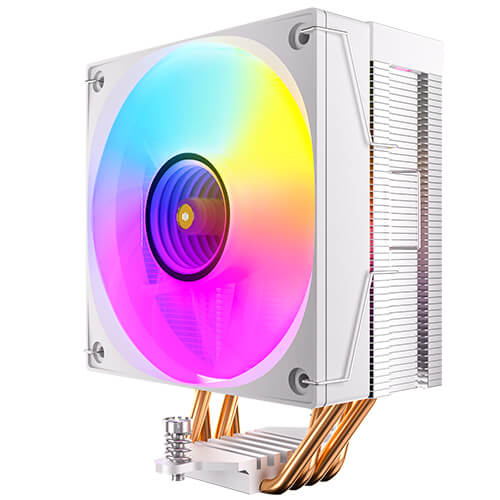 קירור למעבד Antec F400 ARGB White 205W 120mm PWM 4 Heatpipes